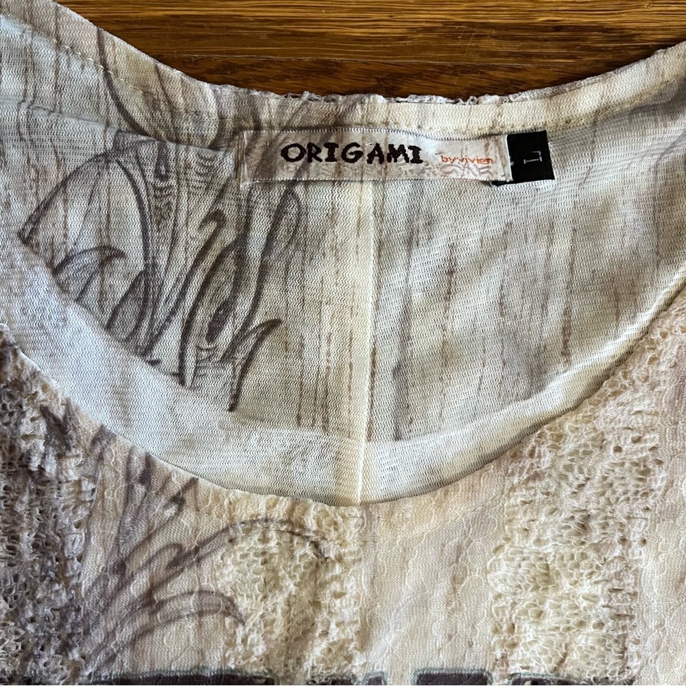 Origami lace boho cowgirl dress western L Nashville - Picture 5 of 8